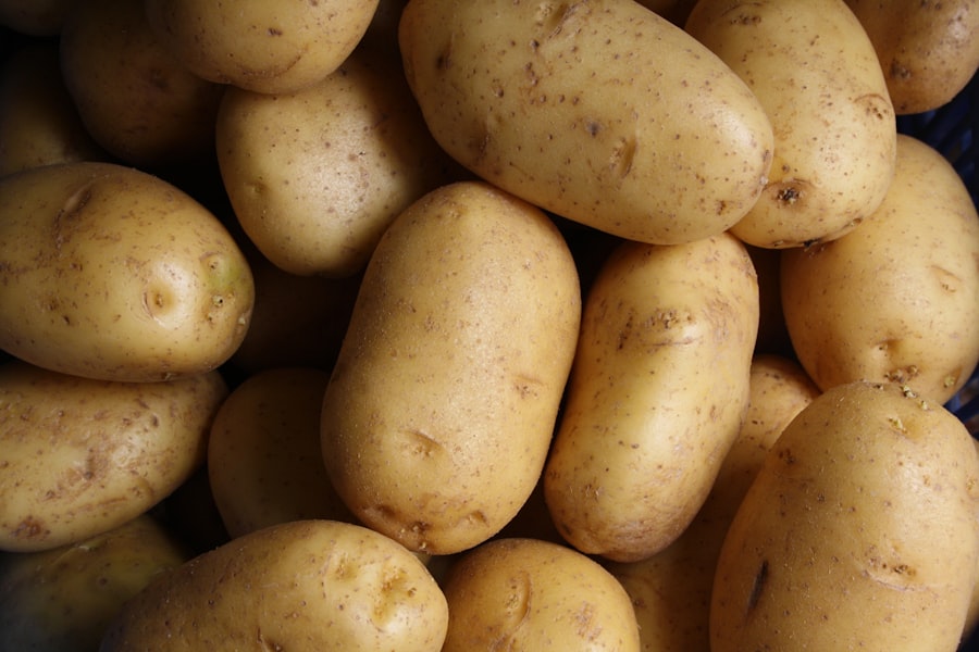 Fresh potatoes